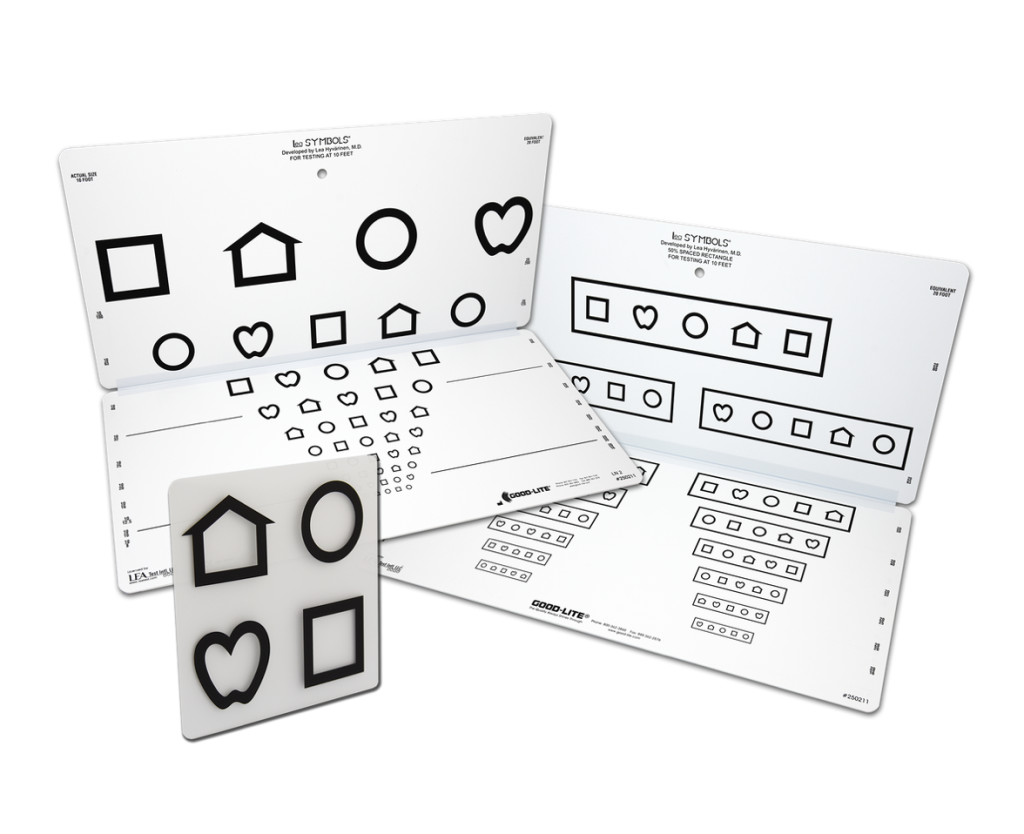 LEA SYMBOLS® 10-LINE DISTANCE FOLDING CHART | VITOP